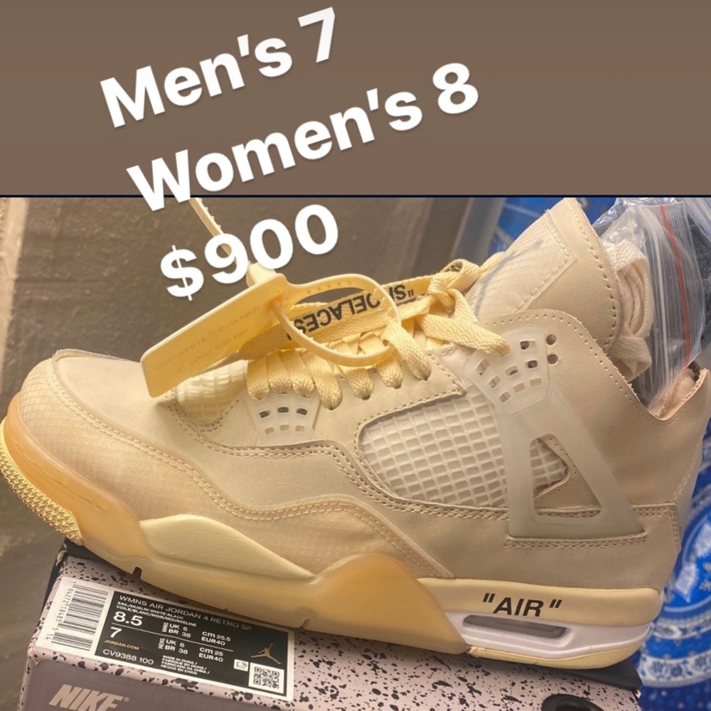 Jordan off white 4